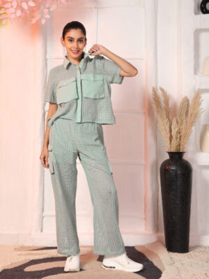 Claudia Cotton Net Co-ord set