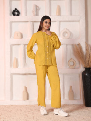 Beryl embroidered co-ord set